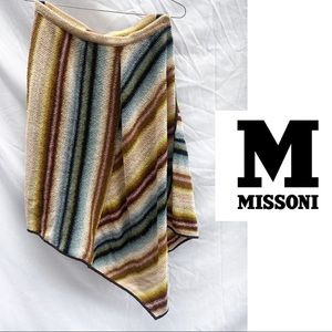❣️Iconic MISSONI knit wrap, asymmetrical skirt. A vintage classic.